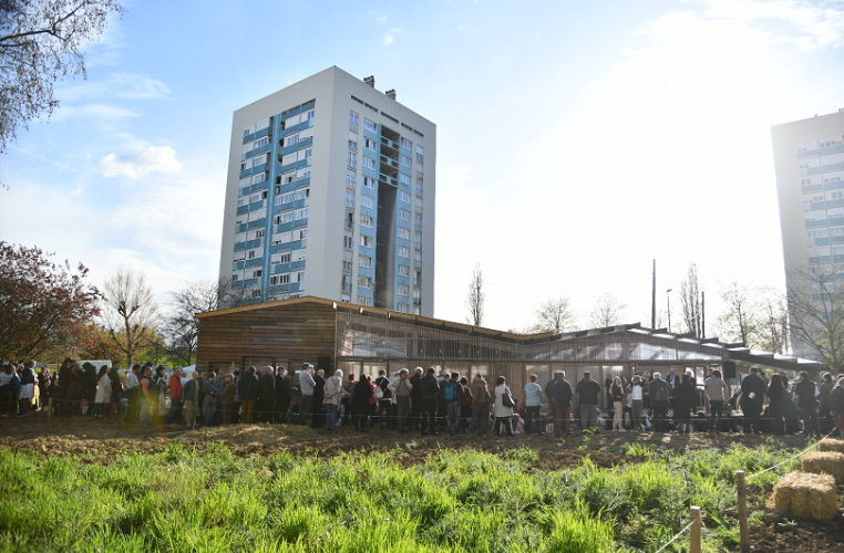Inaugurée à Gennevilliers mercredi 11 avril 2018, l’Agrocité, ferme urbaine d’R-Urban sera l’un des lieux ressource des Ateliers d’été de l’agriculture urbaine 2018 (Photo Ville de Gennevilliers)