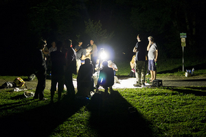 Inventaire nocturne des papillons de nuit © Audrey Muratet